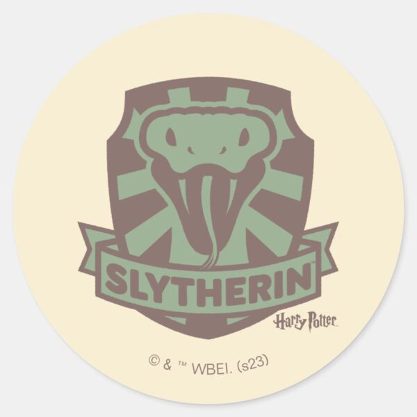 HARRY_POTTER™___Summer_Magic_SLYTHERIN™_Crest_Classic_Round_Sticker_1 HARRY POTTER™ Summer Magic SLYTHERIN™ Crest Classic Round Sticker