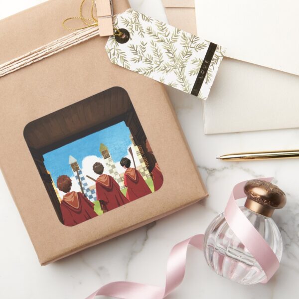 HARRY_POTTER™_&_the_GRYFFINDOR™_QUIDDITCH™_Team_Square_Sticker_5 HARRY POTTER™ The GRYFFINDOR™ QUIDDITCH™ Team Square Sticker