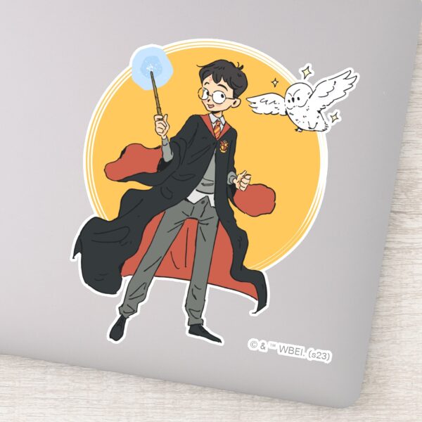 HARRY_POTTER™_and_Hedwig_Illustration_Sticker_1 HARRY POTTER™ And Hedwig Illustration Sticker