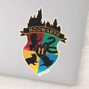 HOGWARTS™ Castle Crest House Pride Badge Sticker
