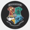 HOGWARTS™_Crosshatched_Emblem_Classic_Round_Sticker_1 HOGWARTS™ Crosshatched Emblem Classic Round Sticker