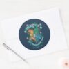 HOGWARTS™_Floral_Crest_Classic_Round_Sticker_3 HOGWARTS™ Floral Crest Classic Round Sticker