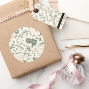 HOGWARTS™ Herbology Magic Pattern Classic Round Sticker