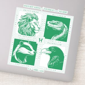 HOGWARTS™ House Animals Grid Sticker