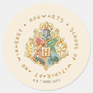 HOGWARTS™ School Of Witchcraft And Wizardry Classic Round Sticker