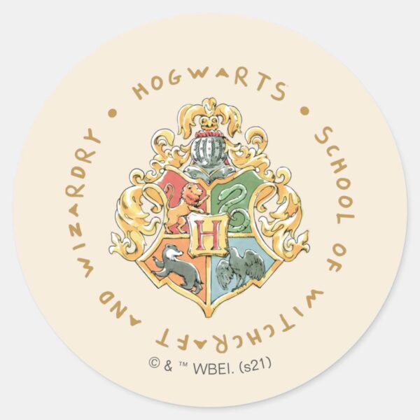 HOGWARTS™_School_of_Witchcraft_and_Wizardry_Classic_Round_Sticker_1 HOGWARTS™ School Of Witchcraft And Wizardry Classic Round Sticker