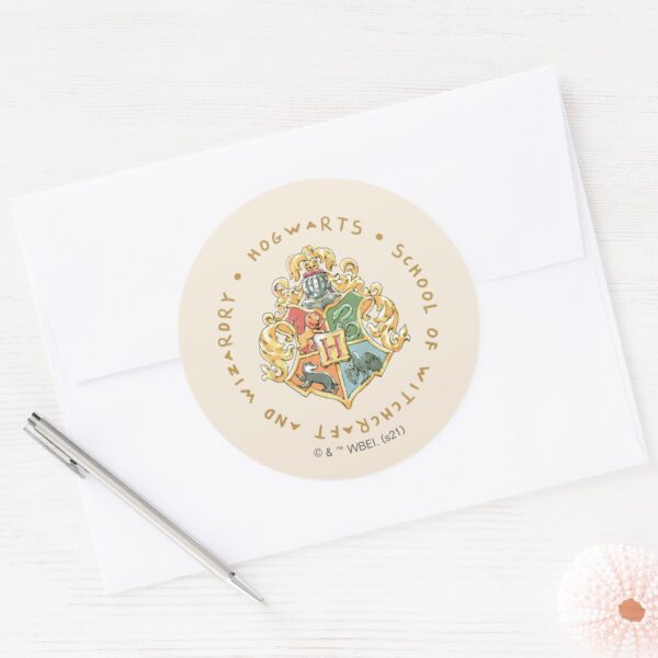 HOGWARTS™_School_of_Witchcraft_and_Wizardry_Classic_Round_Sticker_3 HOGWARTS™ School Of Witchcraft And Wizardry Classic Round Sticker