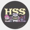 HSS_-_Scare_Students_Classic_Round_Sticker_1 HSS Scare Students Classic Round Sticker