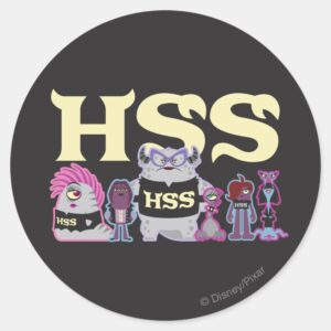 HSS_-_Scare_Students_Classic_Round_Sticker_1 HSS Scare Students Classic Round Sticker