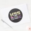 HSS_-_Scare_Students_Classic_Round_Sticker_3 HSS Scare Students Classic Round Sticker