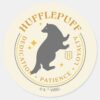HUFFLEPUFF™ Badger House Pride Badge Classic Round Sticker