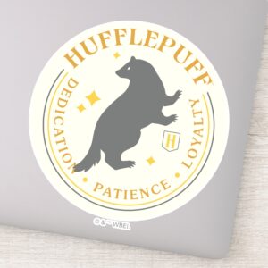 HUFFLEPUFF™_Badger_House_Pride_Badge_Sticker_1 HUFFLEPUFF™ Badger House Pride Badge Sticker