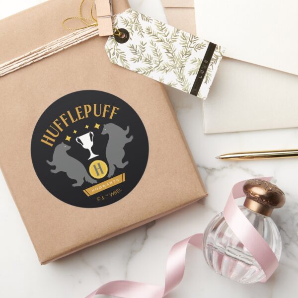 HUFFLEPUFF™_Badger_and_Cup_House_Pride_Graphic_Classic_Round_Sticker_5 HUFFLEPUFF™ Badger And Cup House Pride Graphic Classic Round Sticker