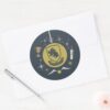 HUFFLEPUFF™_Holiday_Bauble_Graphic_Classic_Round_Sticker_3 HUFFLEPUFF™ Holiday Bauble Graphic Classic Round Sticker