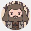 Hagrid_Cartoon_Character_Art_Classic_Round_Sticker_1 Hagrid Cartoon Character Art Classic Round Sticker