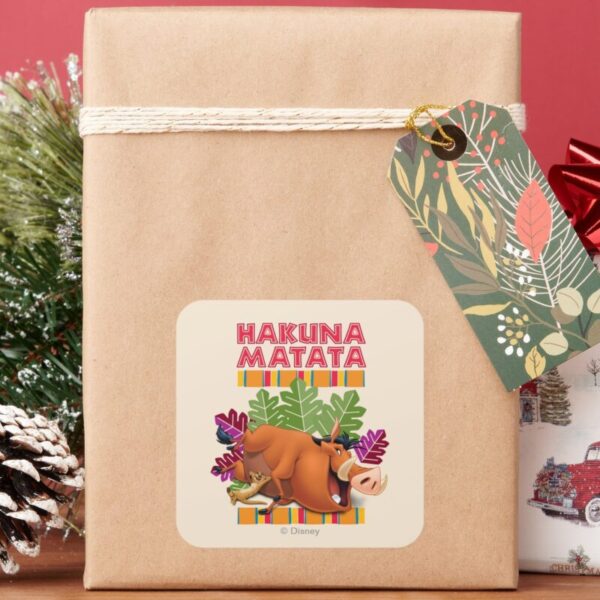 Hakuna_Matata_Square_Sticker_6 Hakuna Matata Square Sticker