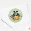 Halloween_Mickey_Mouse_1_Classic_Round_Sticker_3 Halloween Mickey Mouse 1 Classic Round Sticker