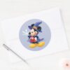 Halloween Mickey Mouse 2 Classic Round Sticker
