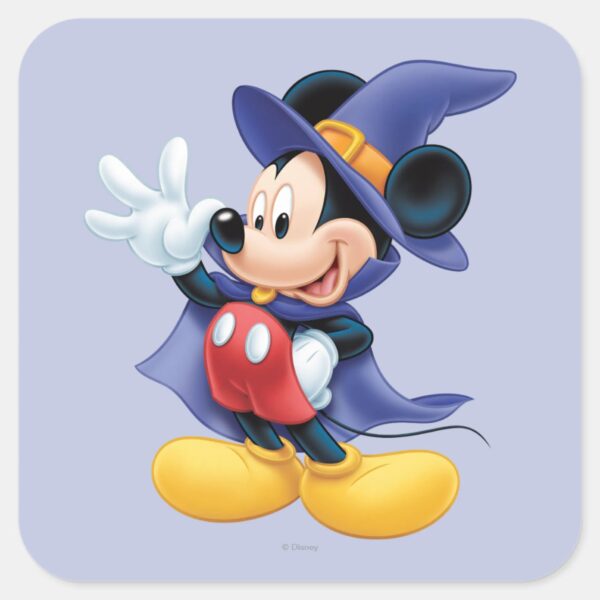 Halloween_Mickey_Mouse_2_Square_Sticker_1 Halloween Mickey Mouse 2 Square Sticker