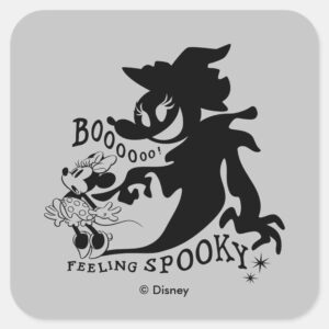 Halloween_Minnie_-_Boo!_Feeling_Spooky_Square_Sticker_1 Halloween Minnie Boo Feeling Spooky Square Sticker