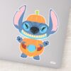 Halloween Stitch Pumpkin Sticker