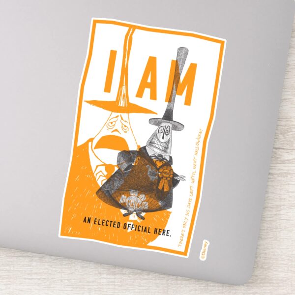 Halloween_Town_Mayor_-_Only_An_Elected_Official_Sticker_9 Halloween Town Mayor Only An Elected Official Sticker