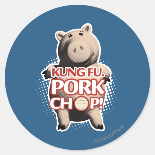 Hamm__Kung_Fu._Pork_Chop_Classic_Round_Sticker_1 Hamm Kung Fu. Pork Chop Classic Round Sticker