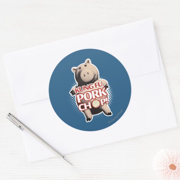 Hamm__Kung_Fu._Pork_Chop_Classic_Round_Sticker_3 Hamm Kung Fu. Pork Chop Classic Round Sticker