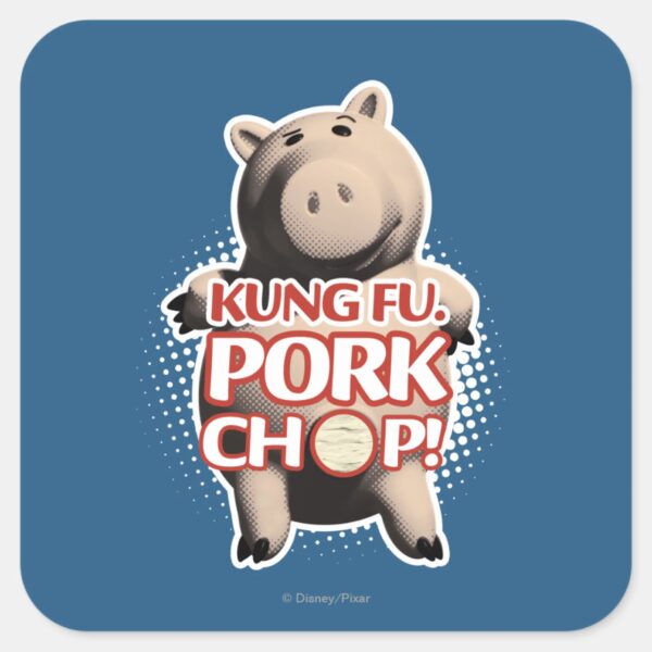 Hamm__Kung_Fu._Pork_Chop_Square_Sticker_1 Hamm Kung Fu. Pork Chop Square Sticker