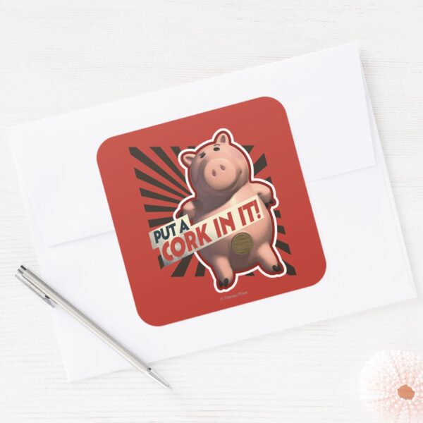 Hamm__Put_a_Cork_in_it!_Square_Sticker_3 Hamm Put A Cork In It Square Sticker