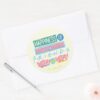 Happiness Is Watching FRIENDS™ Again Again Classic Round Sticker