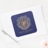 Happy_Christmas___HOGWARTS™_Crest_-_Personalized_Square_Sticker_3 Happy Christmas HOGWARTS™ Crest Personalized Square Sticker