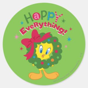 Happy Everything Classic Round Sticker