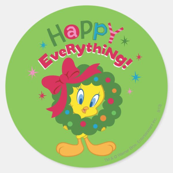 Happy Everything Classic Round Sticker