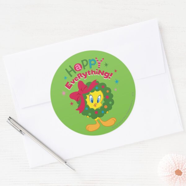 Happy Everything Classic Round Sticker