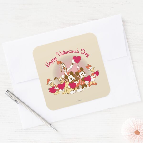 Happy_Valentine's_Day_Square_Sticker_3 Happy Valentines Day Square Sticker