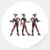 Harley_Quinn_-_All_Sides_Classic_Round_Sticker_1 Harley Quinn All Sides Classic Round Sticker