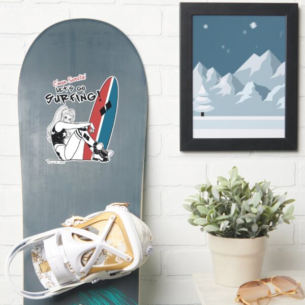 Harley_Quinn_-_Let's_Go_Surfing_Sticker_7 Harley Quinn Lets Go Surfing Sticker