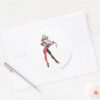 Harley_Quinn_4_Classic_Round_Sticker_3 Harley Quinn 4 Classic Round Sticker
