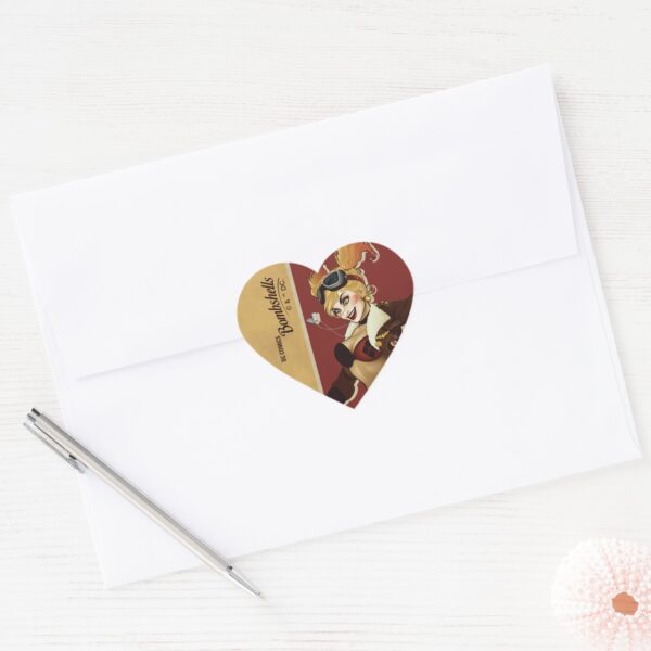 Harley_Quinn_Bombshells_Pinup_Heart_Sticker_3 Harley Quinn Bombshells Pinup Heart Sticker