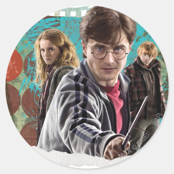 Harry,_Hermione,_and_Ron_1_Classic_Round_Sticker_1 Harry Hermione And Ron 1 Classic Round Sticker