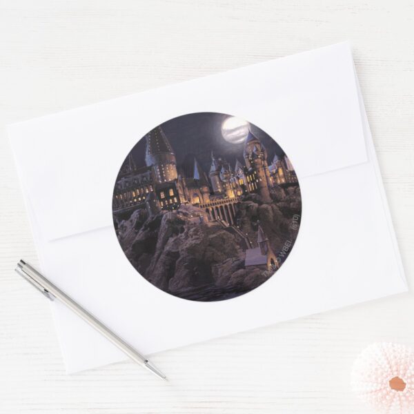 Harry_Potter_Castle___Great_Lake_to_Hogwarts_Classic_Round_Sticker_3 Harry Potter Castle Great Lake To Hogwarts Classic Round Sticker