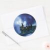 Harry_Potter_Castle___Hogwarts_at_Night_Classic_Round_Sticker_3 Harry Potter Castle Hogwarts At Night Classic Round Sticker