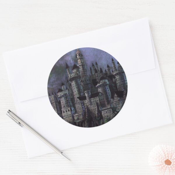 Harry_Potter_Castle___Magnificent_Hogwarts_Classic_Round_Sticker_3 Harry Potter Castle Magnificent Hogwarts Classic Round Sticker