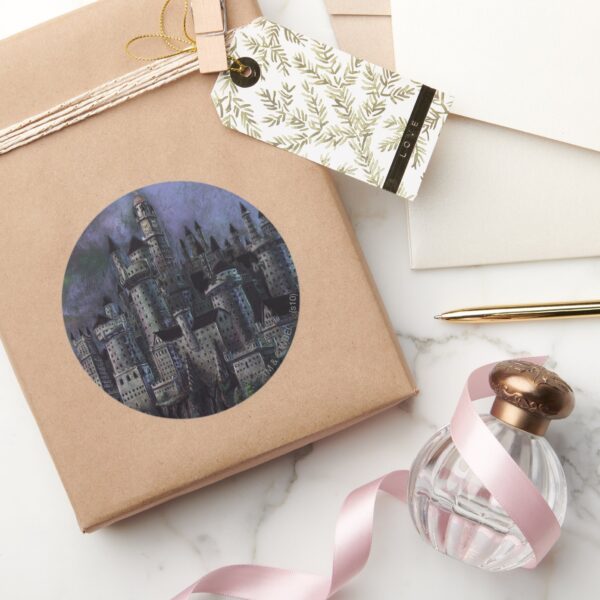Harry_Potter_Castle___Magnificent_Hogwarts_Classic_Round_Sticker_5 Harry Potter Castle Magnificent Hogwarts Classic Round Sticker