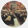 Harry_Potter_Castle___The_Great_Hall_Classic_Round_Sticker_1 Harry Potter Castle The Great Hall Classic Round Sticker