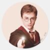 Harry_Potter_Points_Wand_Classic_Round_Sticker_1 Harry Potter Points Wand Classic Round Sticker