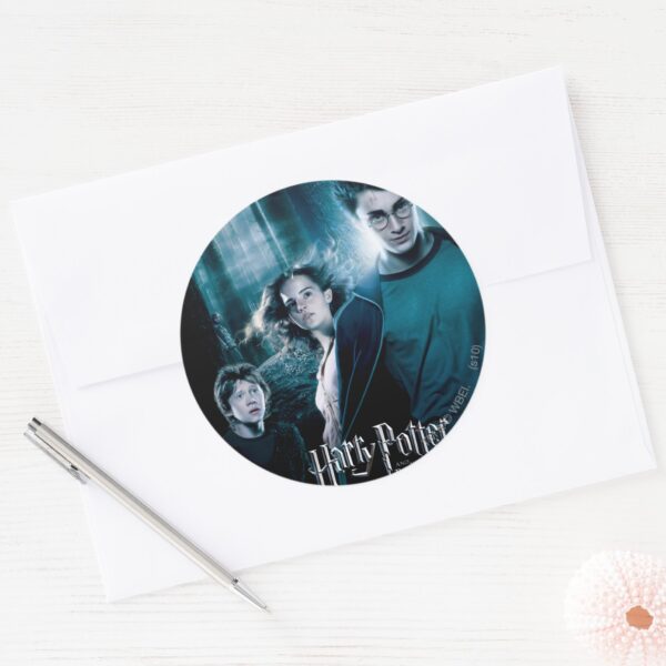 Harry_Potter_Ron_Hermione_In_Forest_Classic_Round_Sticker_3 Harry Potter Ron Hermione In Forest Classic Round Sticker