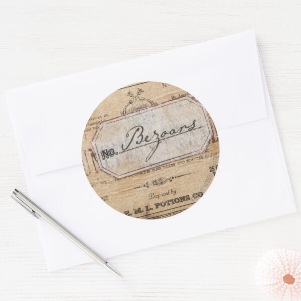Harry_Potter_Spell___Bezoars_Classic_Round_Sticker_3 Harry Potter Spell Bezoars Classic Round Sticker
