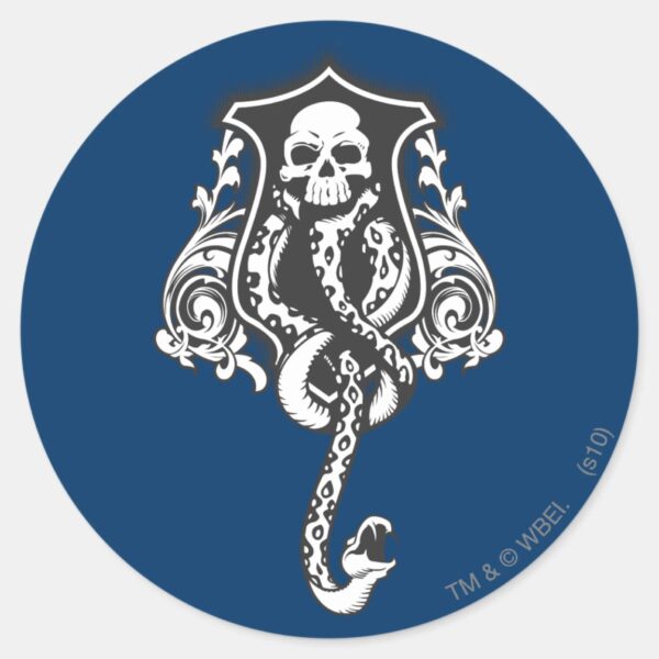 Harry_Potter_Spell___Dark_Mark_Classic_Round_Sticker_1 Harry Potter Spell Dark Mark Classic Round Sticker